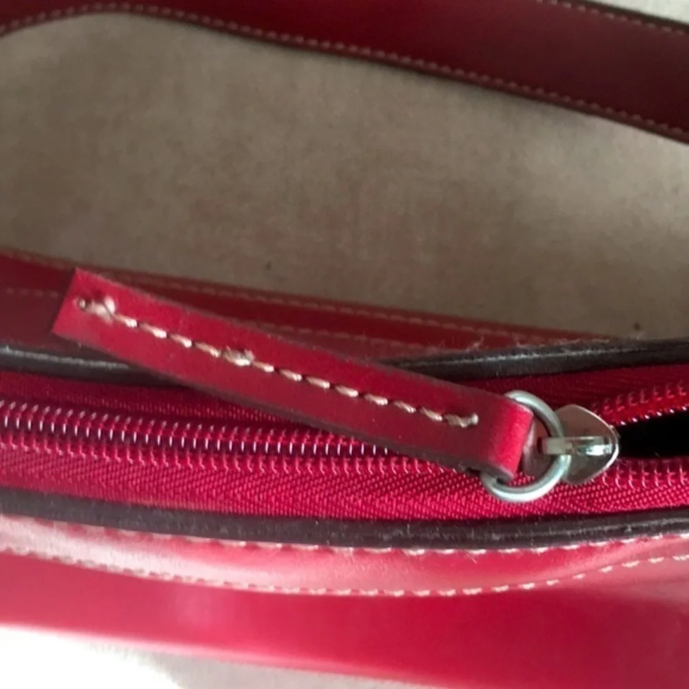 Emilie m. deep red‎ handbag